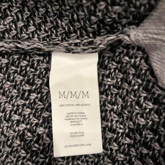 Cabi Lara Size M Gray Duster Long Sweater Jacket Style #3166 RETAIL $144! - Picture 6 of 6